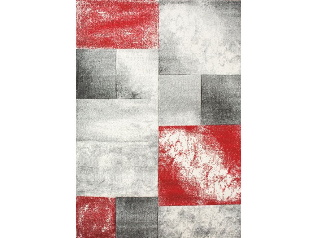 Kusový koberec HAWAII / 1710-02 RED - 120 x 170 cm
