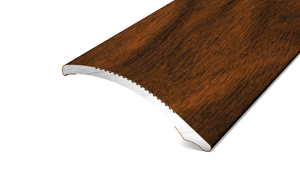 Přechodový samolepící profil PRINZ š. 38 mm, délka 270 cm, ořech - výškový rozdíl 0-11 mm