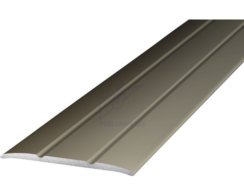 Přechodový samolepící profil PRINZ š. 38 mm, délka 90 cm,0-2mm, barva: ušlechtilá ocel matná