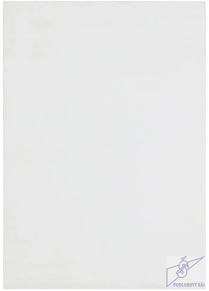 Kusový koberec COLOR UNI White, 80 x 150 cm