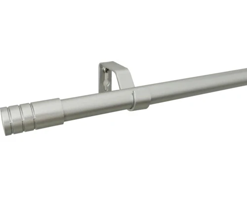 Záclonová tyč KAPPA Ø 20 mm 200 cm stříbrná