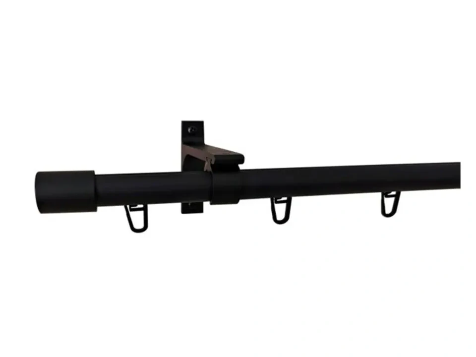 Záclonová tyč DELTA Ø 19 mm 300 cm černá