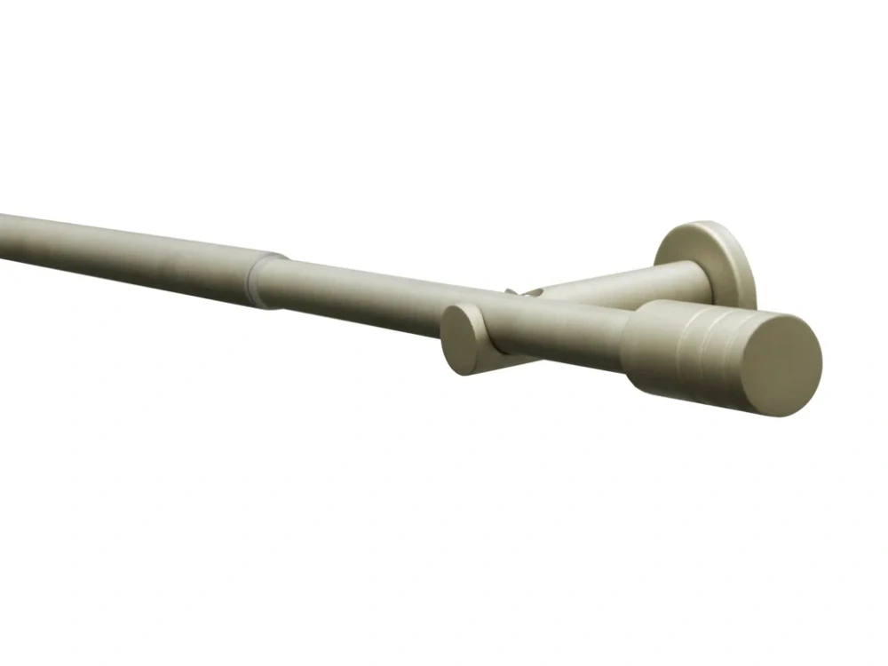 Teleskopická záclonová tyč Elba Válec 19/16mm champagner 120-210 cm