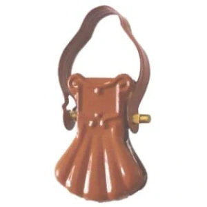 Žabka k záclonovým tyčím třešeň kovová - Posledních 218 ks - Ukončena výroba