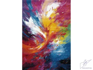 Kusový koberec Fantasy 814-61 Lila-blue - 80 x 150 cm