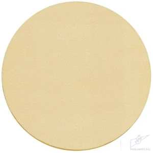 Kusový koberec BUNNY kruh N35 vanilkově žlutý, 80 cm