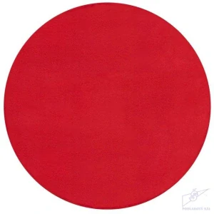Kusový koberec BUNNY kruh N10 červený, 80 cm