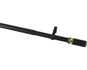 Teleskopická garnýžová tyč Vary 22/25 mm, délka 120–210 cm, černá/zlatá