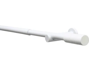 Teleskopická záclonová tyč Kreta-Zyl bílá 120-210 cm