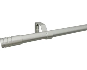 Záclonová tyč KAPPA Ø 20 mm 160 cm stříbrná