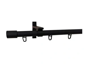 Záclonová tyč DELTA Ø 19 mm 300 cm černá