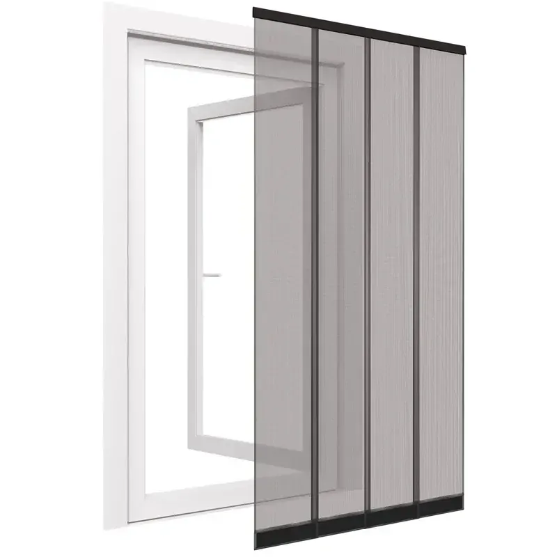 Síť dveřní proti hmyzu 100x220, černá,lamelová
