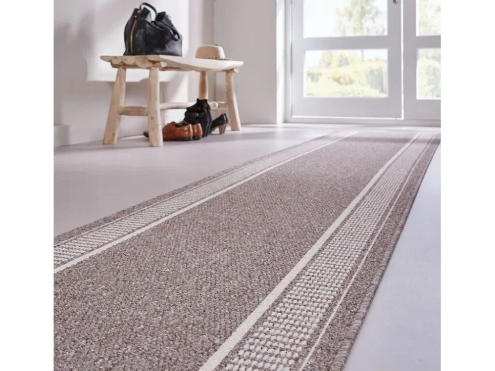 BĚHOUN PROMENADE 8714 béžovo-hnědý -  š. 100 cm