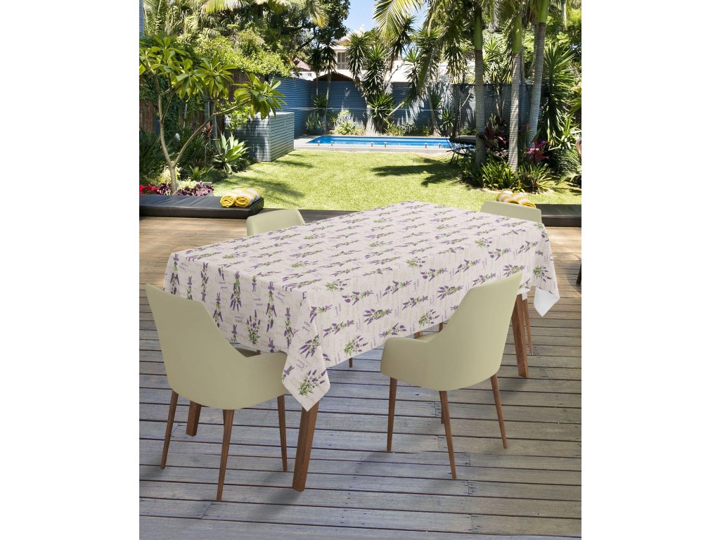 Ubrus plastový Fantastik 1010-2 - Levandule 