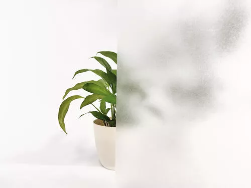 Průsvitná samolepící fólie transparent Mléčná matná - Jemný písek - 121-001 - šířka 122 cm
