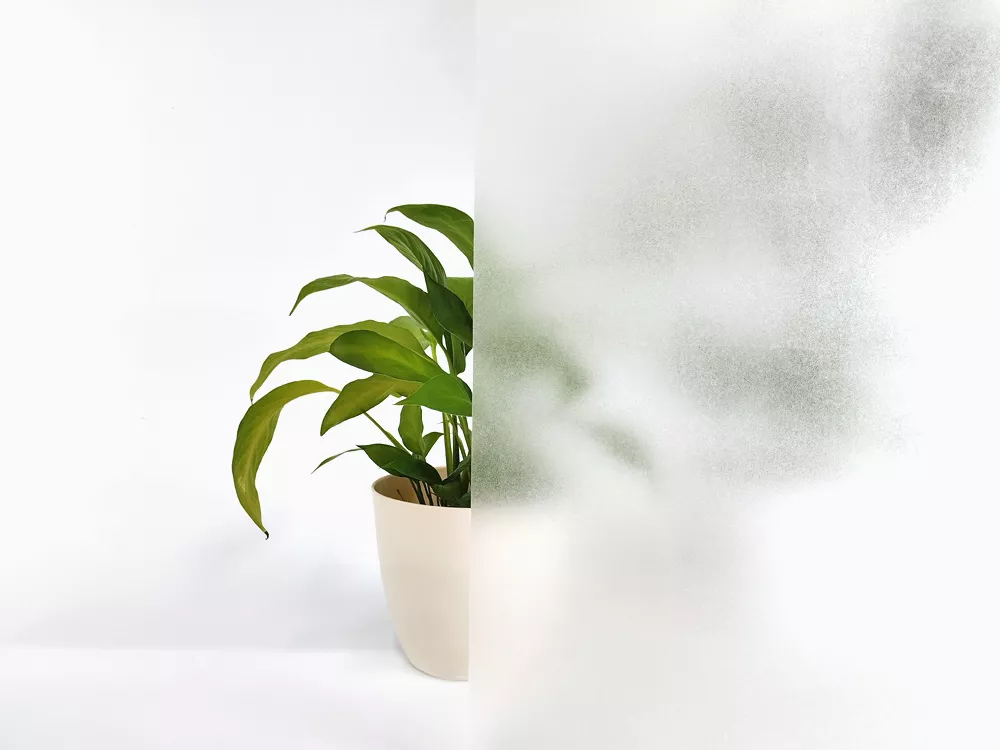 Průsvitná samolepící fólie transparent Hrubý písek - 121-002 - šířka 122 cm