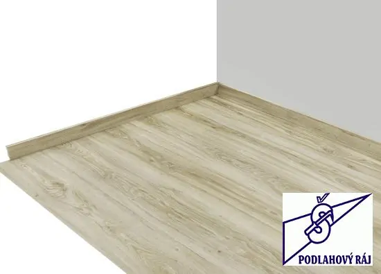 MDF vinyl obvodová lišta Moduleo - BLACKJACK OAK 22215