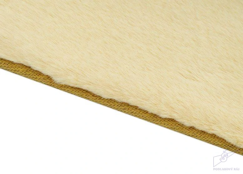 Kusový koberec BUNNY N35 vanilkově žlutý, 120 x 160 cm