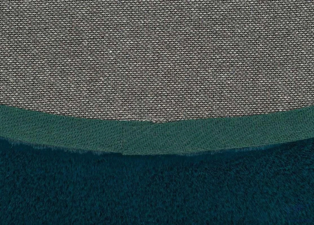 Kusový koberec BUNNY kruh N19 petrolejově zelený, 80 cm