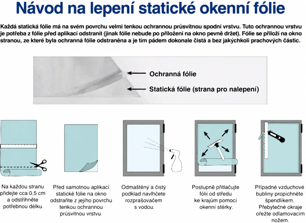 Samolepící fólie SOLÁRNÍ FÓLIE TMAVÁ (50-9021) - šíře 50 cm