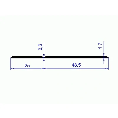 Lišta PVC FATRA 1357 - 230 4,85*2,50cm ATYP