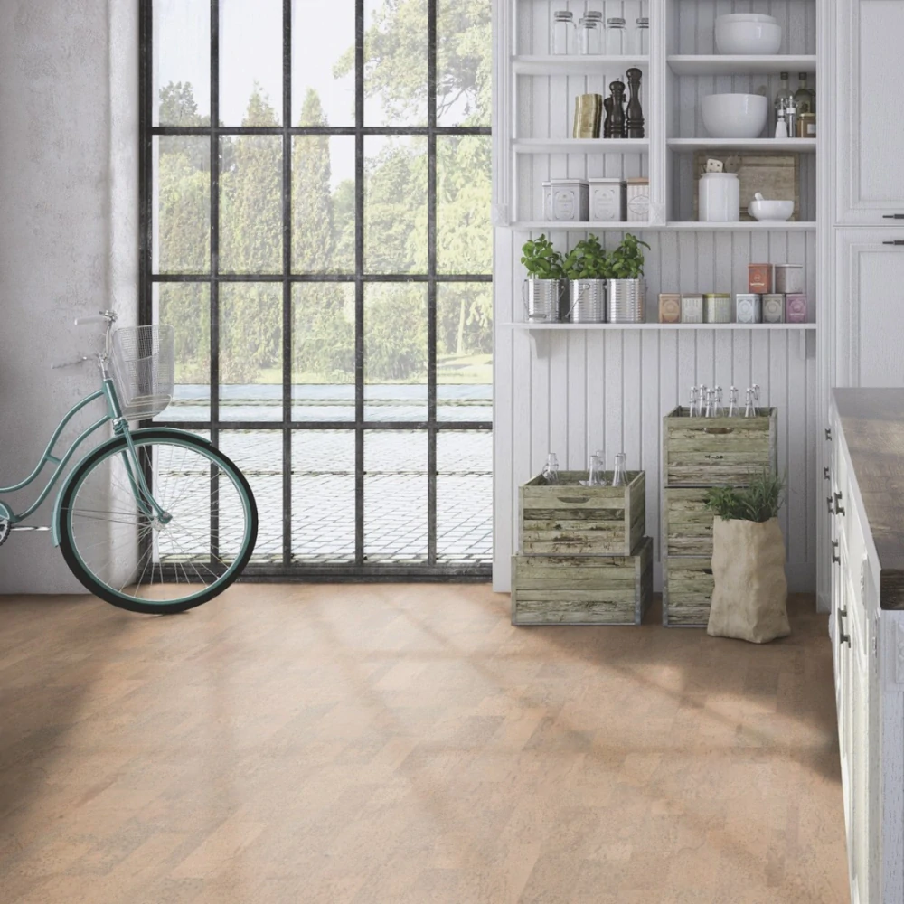 Premier Cork Korková dlaždice Parketa krémová