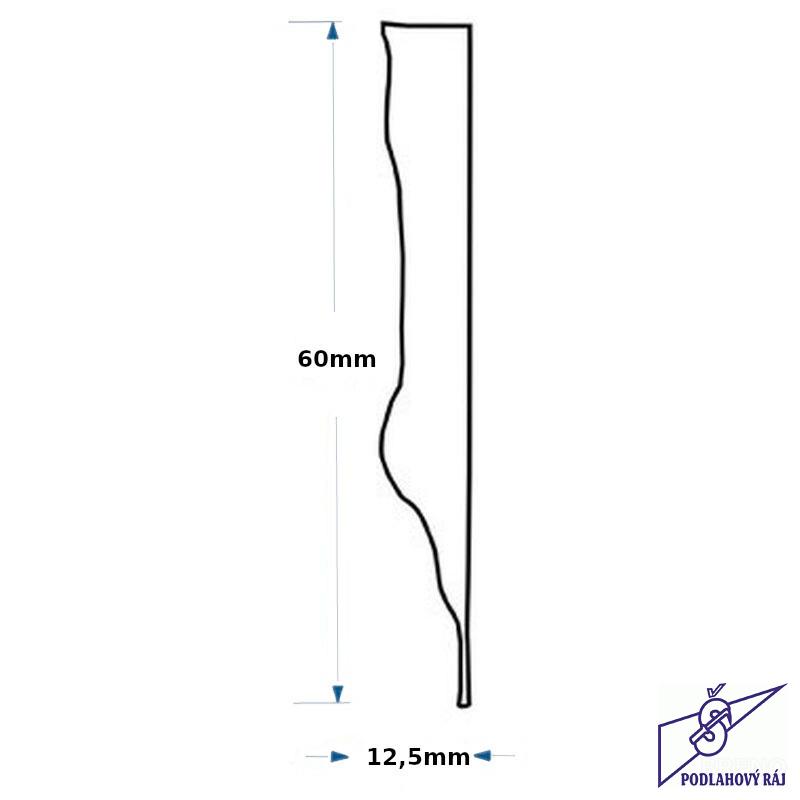 MDF vinyl obvodová lišta Moduleo - MIDLAND OAK 22110