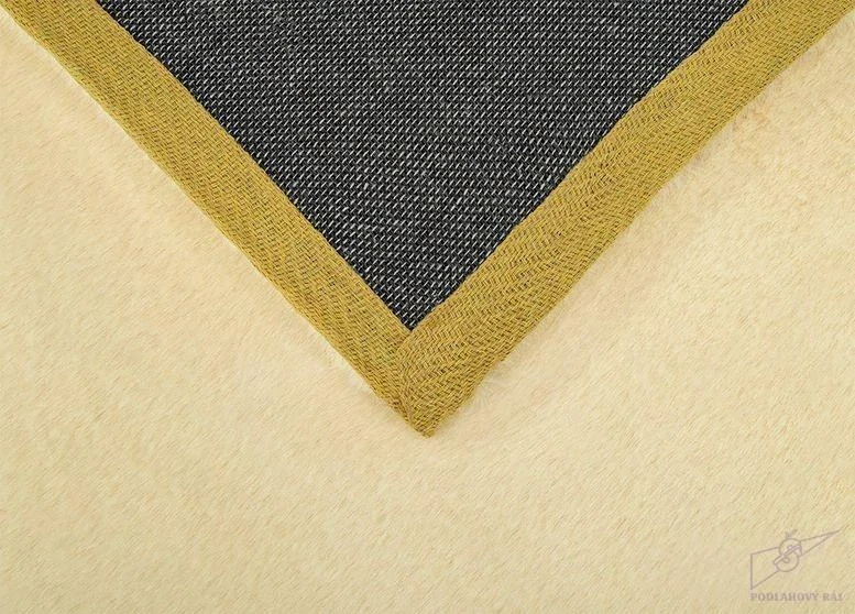 Kusový koberec BUNNY N35 vanilkově žlutý, 120 x 160 cm