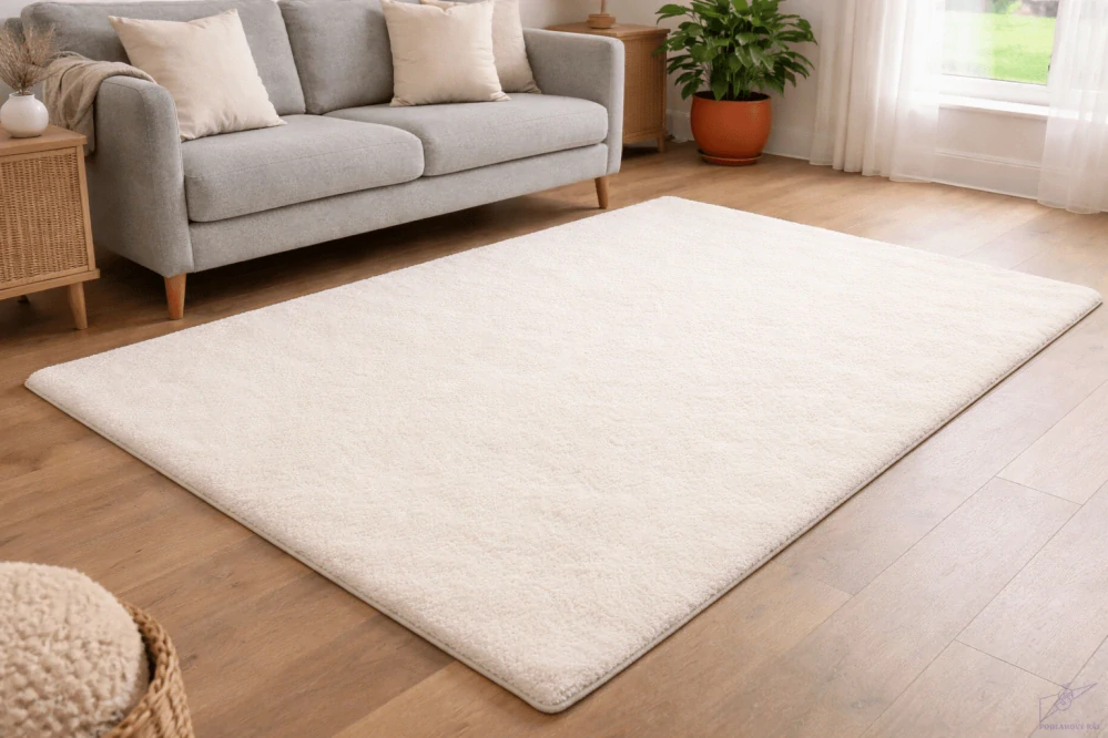 Kusový koberec BUNNY N33 krémově bílá, 80 x 120 cm