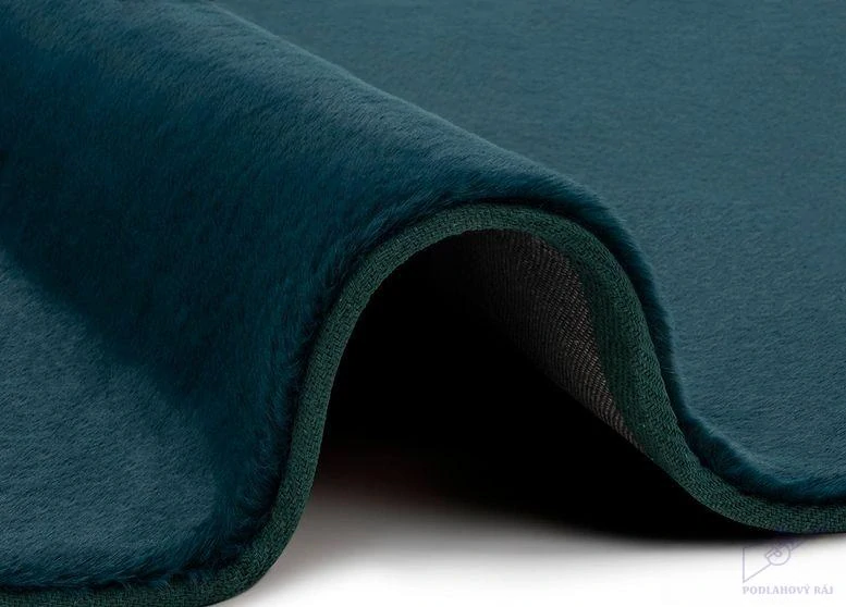 Kusový koberec BUNNY N19 petrolejově zelený, 140 x 200 cm