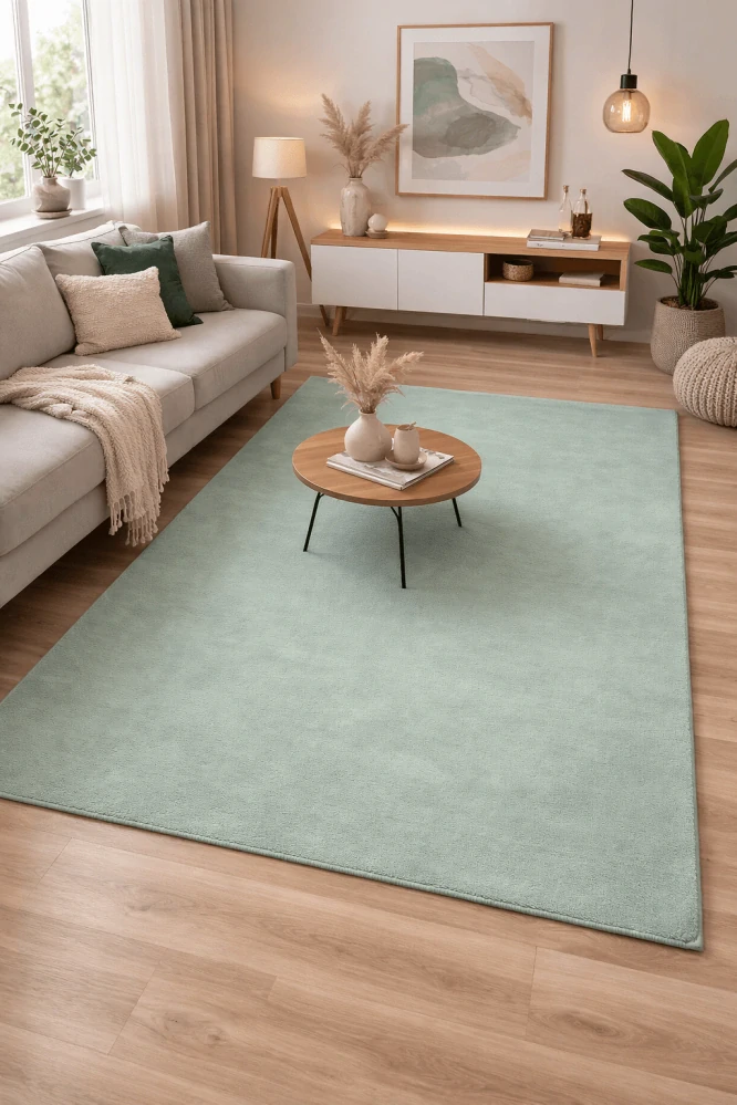 Kusový koberec COLOR UNI Green, 60 x 100 cm