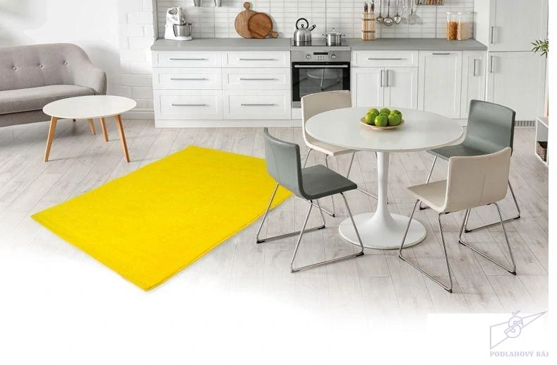 Kusový koberec SPRING yellow – žlutý - 80x150 cm